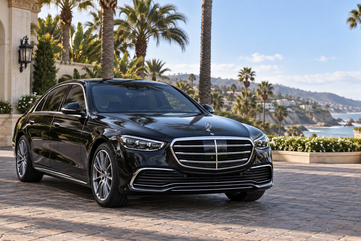 Mercedes-Benz S 500 in black